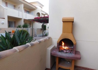 Front terrace BBQ